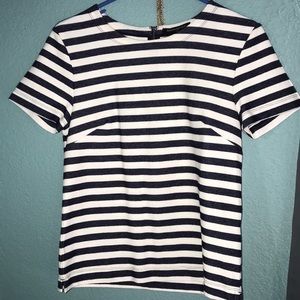 Banana Republic Blue and white top